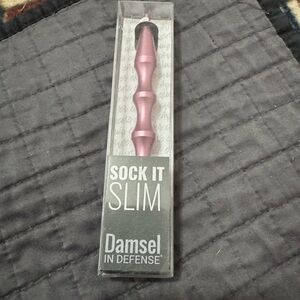 Damsel in Defense Pink Sock It Slim
